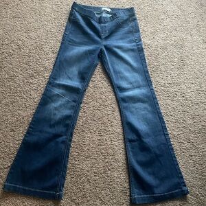 Cello Pull On Flare Jeans Pants